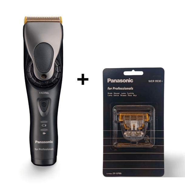 Panasonic H�rtrimmer ER-DGP86 fading +Ekstra barberhoved