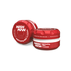 Nishman Hair Styling Wax 150ml Nr. 03 Flaming