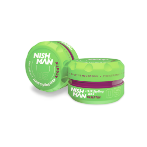 Nishman Hair Styling Wax 150ml Nr. 05 Keratin