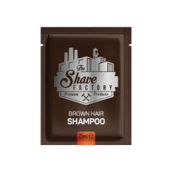 The Shave Factory M�rkebrunt H�rshampoo � 10 � 25 ml