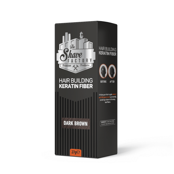 The Shave Factory H�ropbyggende Keratinfiber M�rkebrun � 27 g
