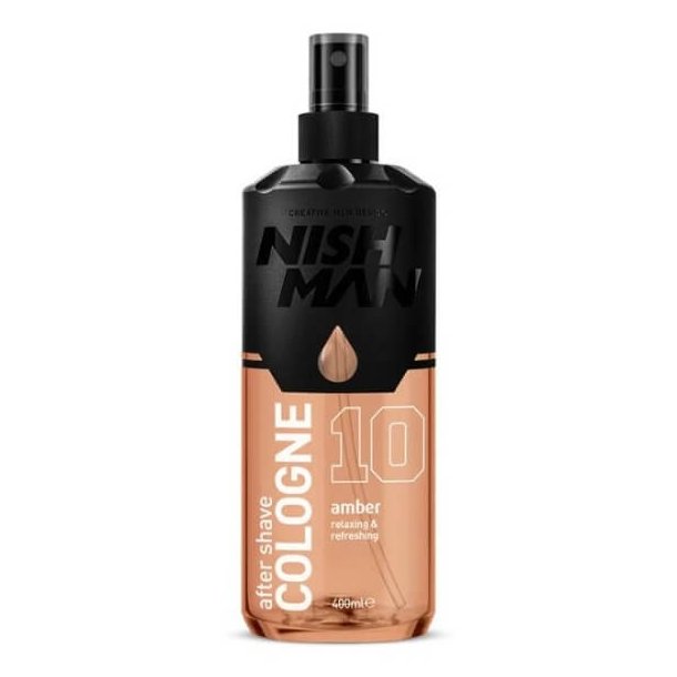 Nishman  After Shave Cologne Amber Nr. 10 - 400 ml 70�