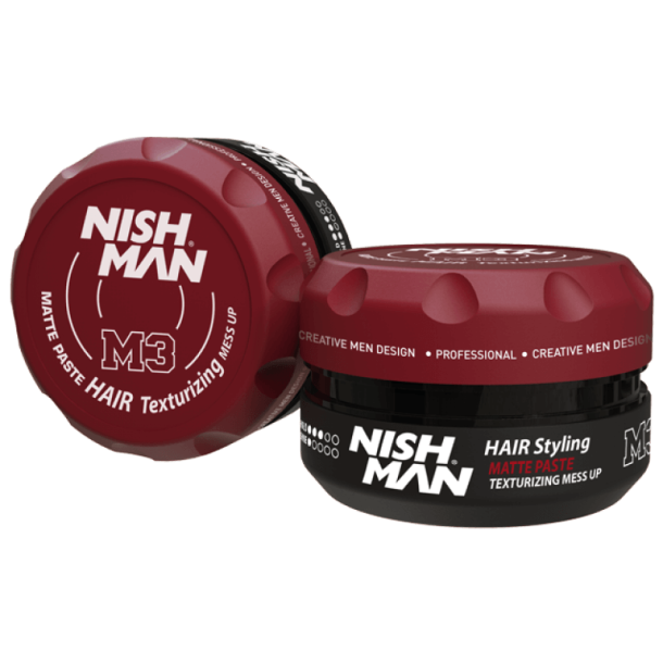 Nishman Hair Styling Matte Mess Up Paste M3 � 100 ml
