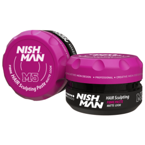 Nishman Hair Styling Matte Wax Fibre Paste M5 � 100 ml