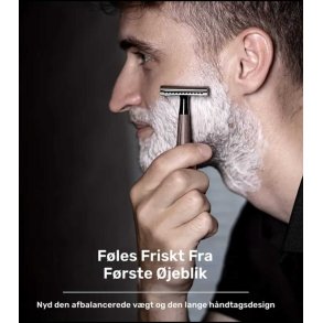 Premium Dobbeltskret Barberkniv 