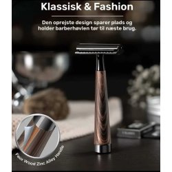 Premium Dobbeltsk�ret Barberkniv 