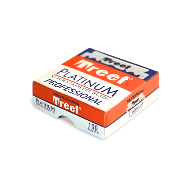 Treet Platinum Professional barberblade Single Edge 100 stk