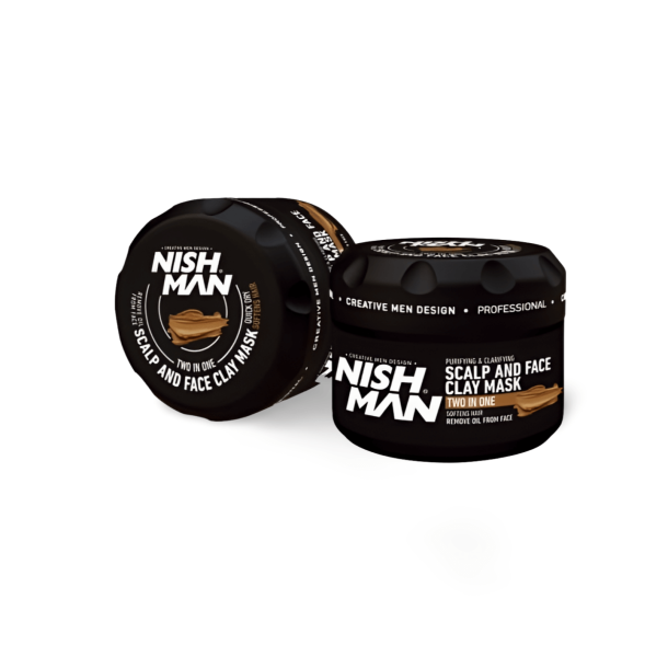 Nishman lermaske til hovedbund og ansigt � 450 g